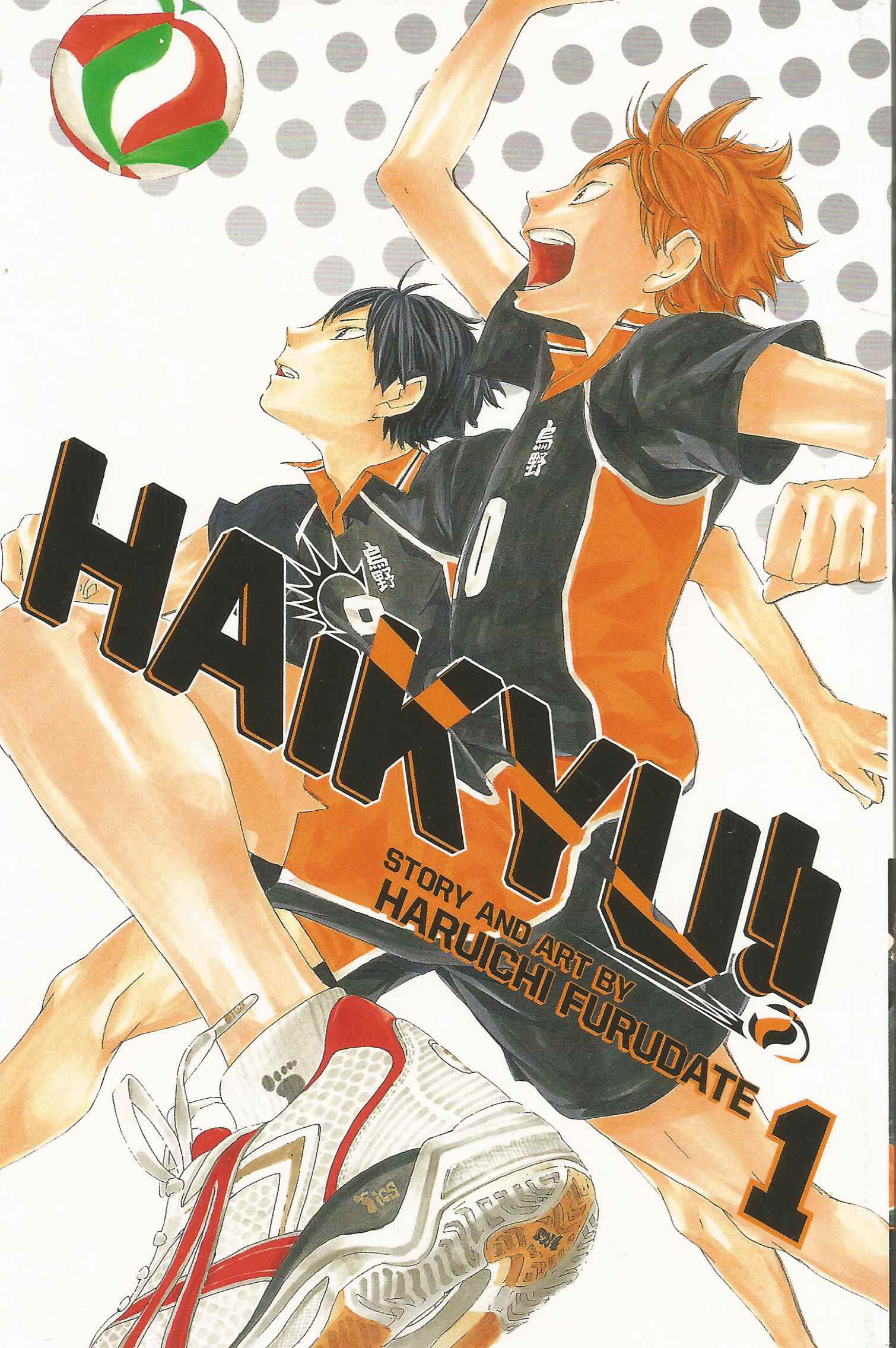 cover of haikyuu!! vol. 1