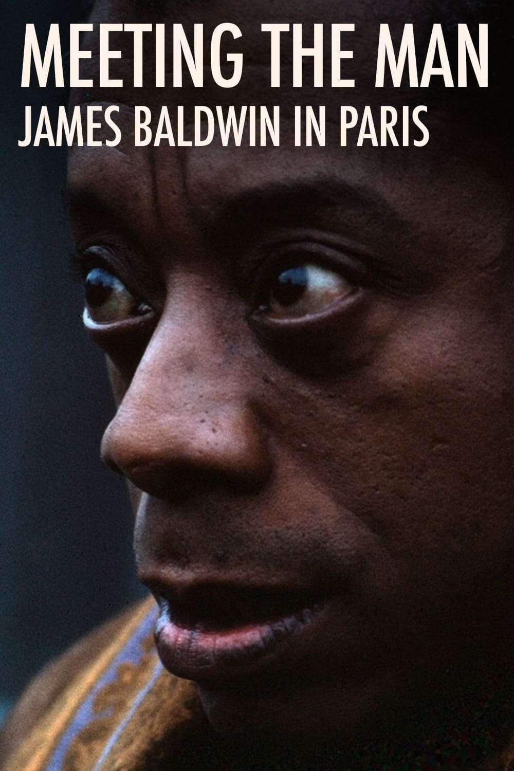 movie poster of james baldwin: meeting the man in paris